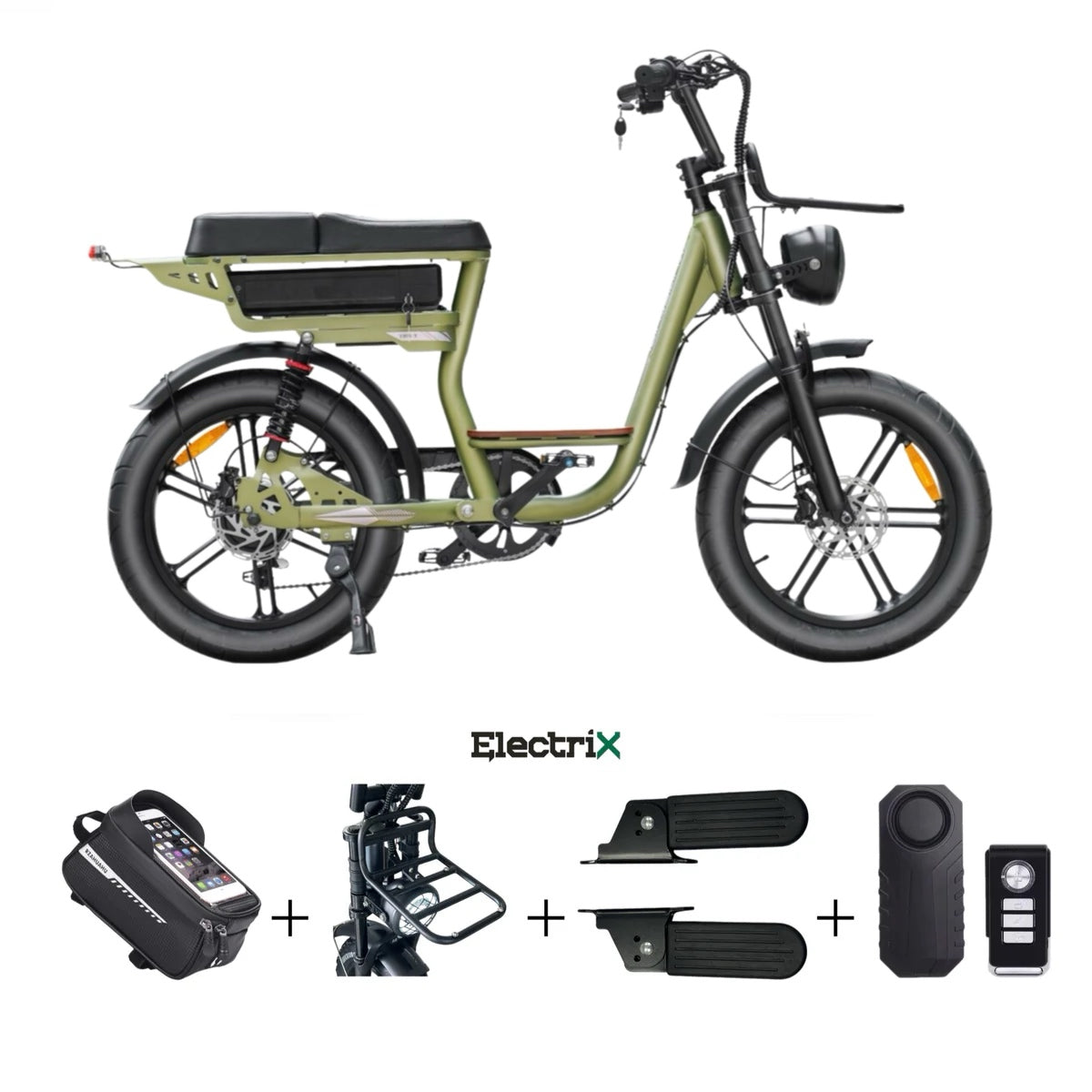 V20 Comfort Fatbike Groen