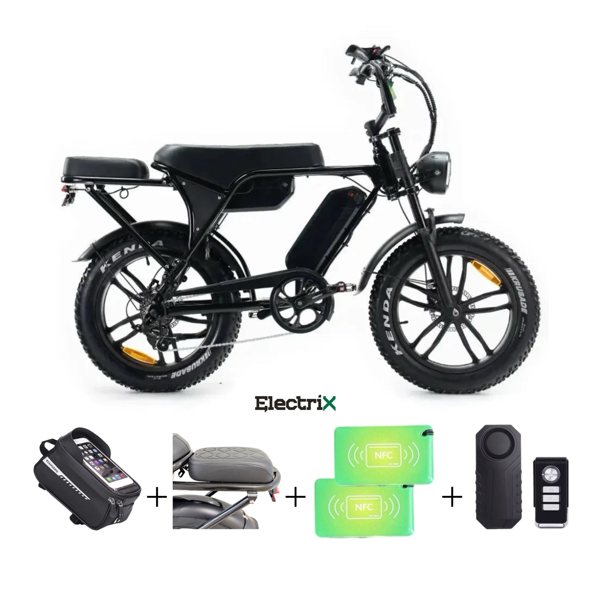 OUXI V8 Max (Dubbele Accu) - Zwart