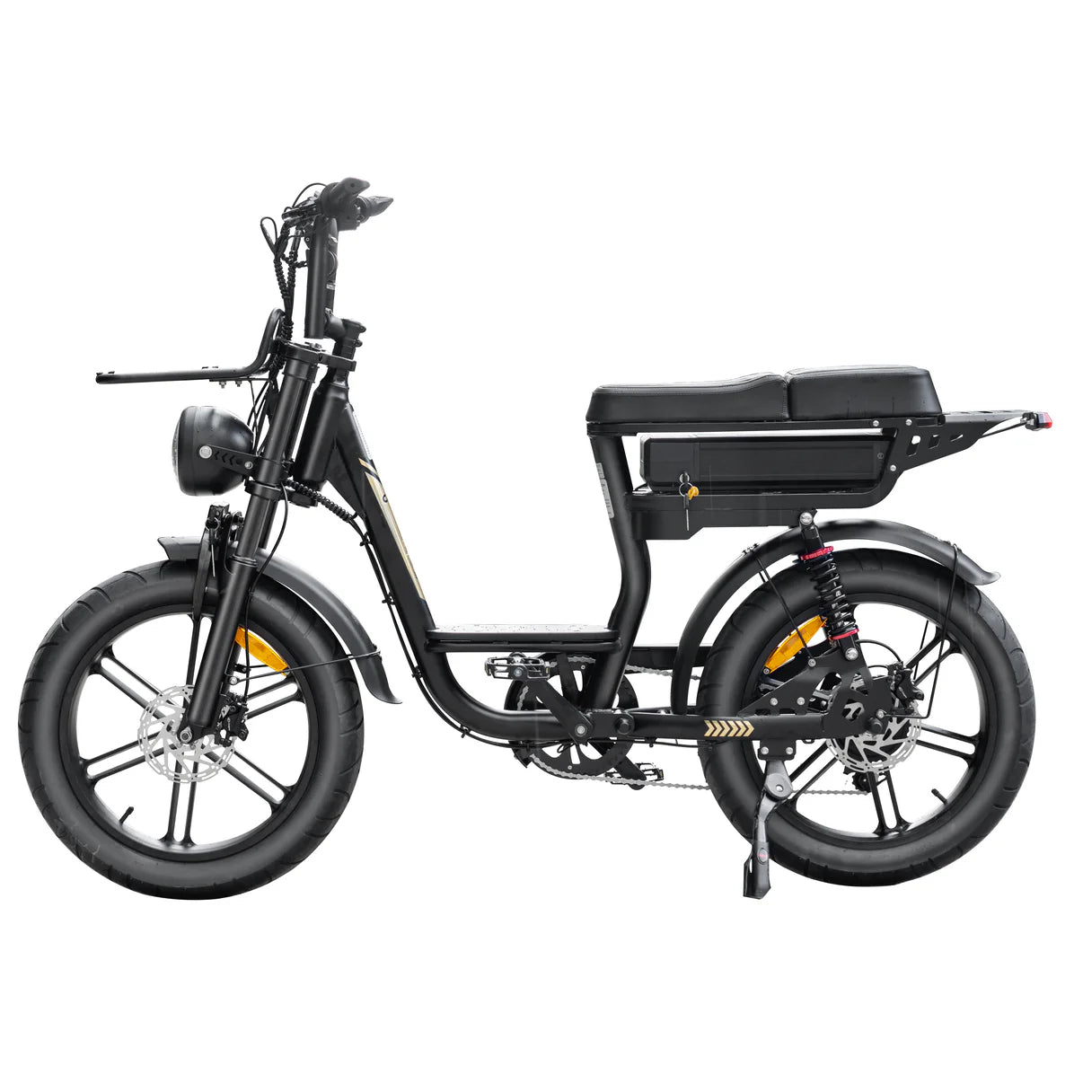 V20 Comfort Fatbike Zwart