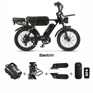 OUXI V8 Ultra Skinny dubbele accu