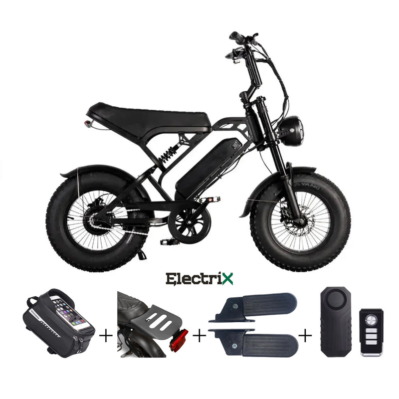 V20 Pro mini Fatbike - Zwart