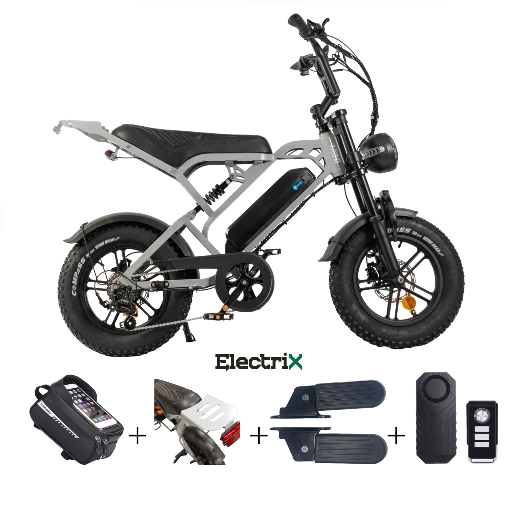 V20 Pro mini Fatbike - Nardo Grijs